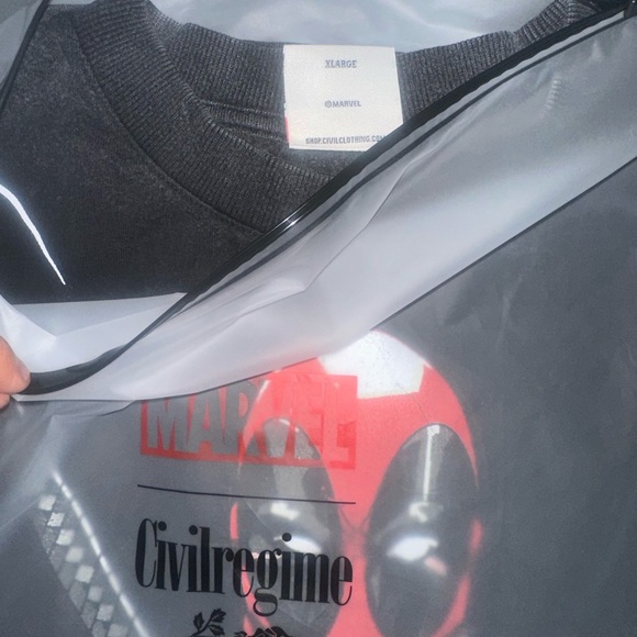 CIVIL REGIME X DARC SPORT X MARVEL DEADPOOL “METAL CORE” SHIRT - Picture 9 of 11